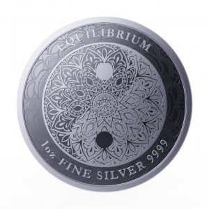 1 oz Silber Niue " Equilibrium 2023 " BU ( diff.besteuert nach §25a UStG ) - LZ ca. Ende April