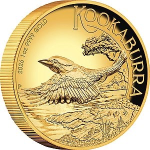 1 oz Gold Perth Mint Kookaburra 2026 High Relief inkl. Box / COA und Umkartonage  ( max 150 Stk )
