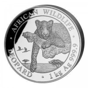 1 Kilogramm / 1000 Gramm Silber Somalia Leopard 2020 in Kapsel - max. 500  ( diff.besteuert nach §25a UStG )