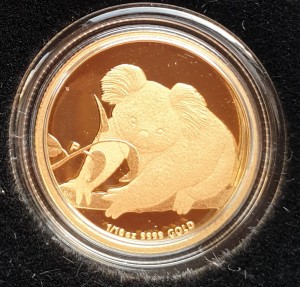 1/10 oz Gold Perth Mint " Koala 2010 Proof " in Kapsel/Box + COA