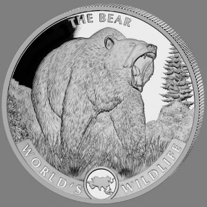 1 oz Silber Congo Bär / Bear 2022 " World's Wildlife " - max 30.000 ( diff.besteuert nach §25a UStG )