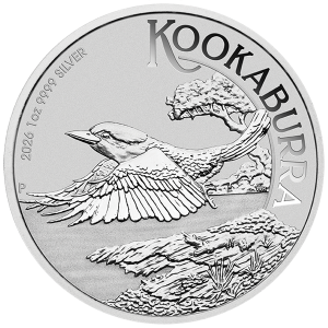 1 oz Silber Perth Mint Kookaburra 2026 in Original-Kapsel Australien / Australia mit Charles Effigy