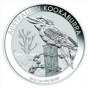 1 oz Silber Kookaburra in Kapsel / div. Jahrgang ( diff.besteuert nach §25a UStG )
