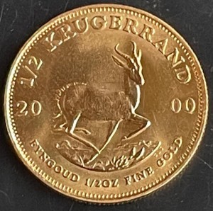 1/2 oz Gold Krügerrand 2000