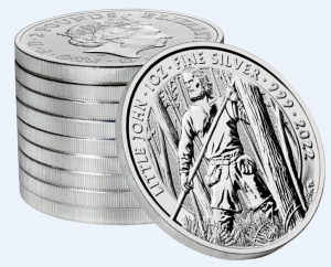 1 oz Silber UK / Royal Mint " Myth & Legends Little John " ( diff.besteuert nach §25a UStG )
