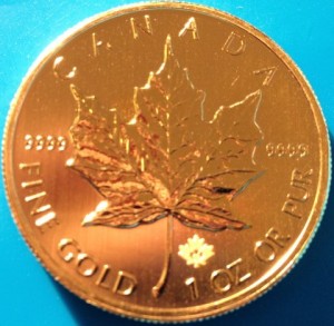 1 oz Gold Kanada / Canada Maple Leaf div. Jahrgang / gute Qualität
