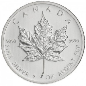 20 X 1 oz Silber Maple Leaf 2007 in Tube / ggf. altersbedingt angelaufen ( diff.besteuert nach §25a UStG )