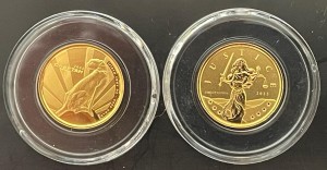 1/10 oz Gold Prooflike Scottsdale Mint / in Kapsel Mix der letzten Jahre