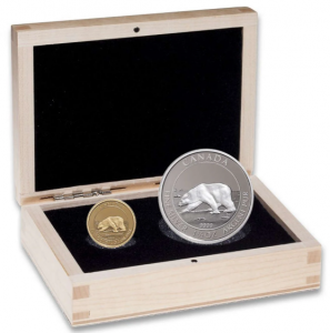 Proof Set : 1/4 oz Gold Canada Polarbär & 1.5 oz Polarbär im Set inkl. Box / COA ( Royal Canadian Mint ) - 2013