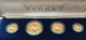 1/4 oz Gold Proof Nugget 1986 / Hand of Faith in Kapsel - erster Jahrgang