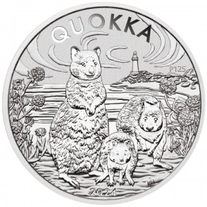 1 oz Silber Perth Mint Quokka 2024 - Charles Effigy ( diff.besteuert nach §25a UStG )