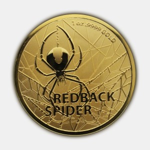 1 oz Gold Australien Redback Spider " Dangerous Animals Series " in Kapsel / COA - max. 250 Stk