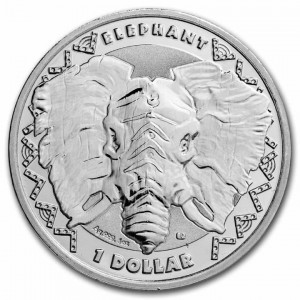 1 oz Silber Sierra Leone " Big Five Elephant / Elefant " Pobjoy Mint - max 5.000 ( diff.besteuert nach §25a UStG )