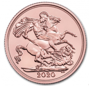 2020 Sovereign 2 Pfund GB / Double Sovereign ( 14,64 Gramm Gold fein )