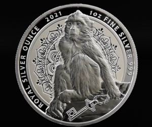 1 oz Silber Gibraltar " Berberaffe "  in Kapsel - max 50.000 Stk ( diff.besteuert nach §25a UStG )