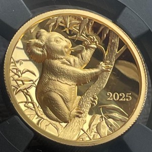 1 oz Gold Perth Mint Australien PF70 Ultra High Relief inkl. Slabholder / COA / BOX - Beth Zaiken Collection - FIRST DAY OF ISSUE