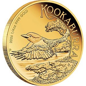 1/4 oz Gold Perth Mint Kookaburra 2026 Proof inkl. Box / COA und Umkartonage  ( max 500 Stk )
