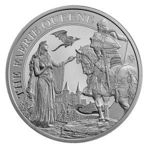 1 oz Silber East India Company Sankt Helena 2023 Faerie Queene Series  " The Legende of the Redcrosse Knight and Una " - max. 5.000  ( inkl. gültiger gesetzl. Mwst )