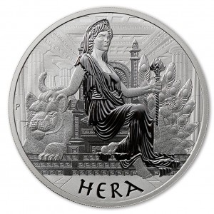 1 oz Silber Perth Mint Hera BU in Kapsel - max 13.500 ( diff.besteuert nach §25a UStG )