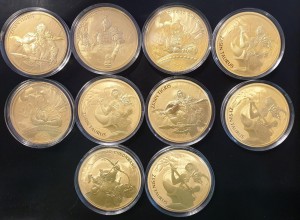 1 oz Gold Korea " Mix - in Kapsel / Auswahl des Motives bzw. Jahres bei uns : Lieferung von Zi:Sin oder Chiwoo Cheonwang