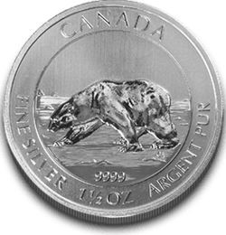 15 x 1,5 oz Silber Canada Polarbär / Polarfuchs Mix  ( diff.besteuert nach §25a UStG )