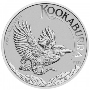 1/10 oz Platin Kookaburra 2024 ( diff.besteuert nach §25a UStG )