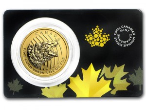 1 oz Gold 99999 Canada Call of the Wild Roaring Grizzly in Blister / inkl. Sicherheitsmerkmal