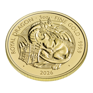 1 oz Gold Royal Mint / United Kingdom 2026 Tudor Beast " The Royal Dragon "