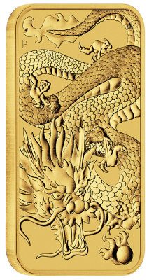 1 oz Gold Perth Mint Dragon Rectangular div. Jahre in Kapsel - max. 8888 je Jahrgang