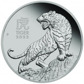 1 oz Platin Proof Perth Mint Tiger 2022 inkl. Box / COA - max. 188  ( diff-best. nach §25a UStG )