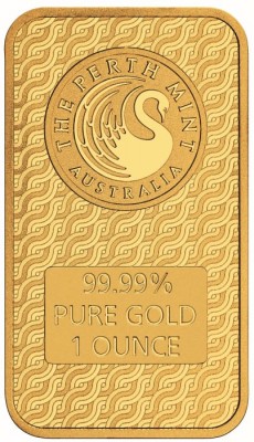 1 oz Gold Barren Perth Mint Lunar Schlange / Snake im Blister mit Kirschblüten - max. 30.000