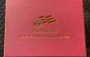 2 X 1/2 oz Gold Buffalo 2008 & Eagle 2008 inkl. Box / COA - 8-8-2008 Prosperity Set ( burnished )
