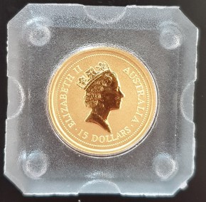 1/10 oz Gold Känguru 1998 in Kapsel - Perth Mint