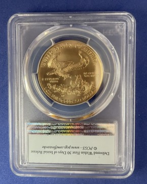 1 oz Gold PCGS MS70 USA Eagle  2018 - First Strike