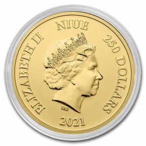 1 oz Gold New Zealand Mint Disney Lion King Hakuna Matata 2021 - max 250
