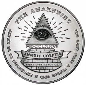 5 oz Silber Awakening Series 2te Ausgabe Ama-Gi / Liberty High Relief - max 2.000 ( inkl. gesetzl. Mwst )