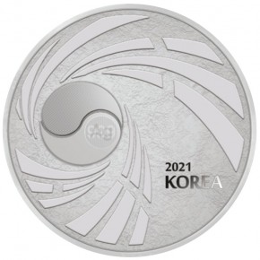 1 oz Silber Südkorea 2021 Taekwondo - max. 5000 Komsco