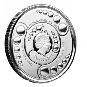 1/2 oz Silber Ghana Scottsdale Mint ALIEN 2022 " We Are Here / 2te Ausgabe "  - max. 4.000