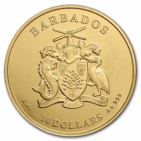 1 oz Gold Barbados Pelican 2022 inkl. COA - max 100
