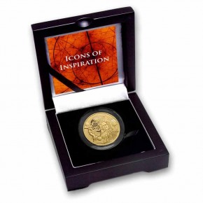 1 oz Gold Niue Icons of Inspiration " Isaac Newton " inkl. Box / COA max 100