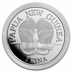 1 oz Silber Papua Neu Guinea Birds of Paradies 2023in Kapsel - max. 10.000