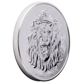 5 oz Silber Truth Serie Roaring Lion 2023 High Relief in Kapsel - max 1.000 ( inkl. gesetzl. Mwst )