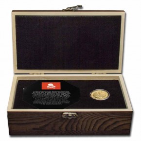1 oz Gold Perth Mint " Black Flag: The Fancy  " in Kapsel / Box / COA - max. 200