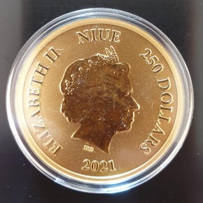1 oz Gold New Zealand Mint "Superman" 2021 max. 150