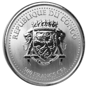 1 oz Silber Kongo Gorilla / Silberrücken div. Jahre geprägt by Scottsdale Mint USA  ( diff.besteuert nach §25a UStG )