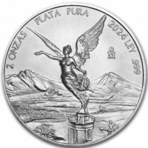 2 oz Silber Libertad Mexiko div Jahre / ggf. angelaufen / ggf. opt. weniger schön ( diff.besteuert nach §25a UStG )
