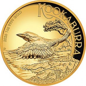 1 oz Gold Perth Mint Kookaburra 2026 High Relief inkl. Box / COA und Umkartonage  ( max 150 Stk )