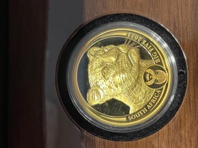 1 oz Proof Gold Big Five " Leopard " 2023 inkl. Original Kapsel - entnommen aus einem Big Five Satz