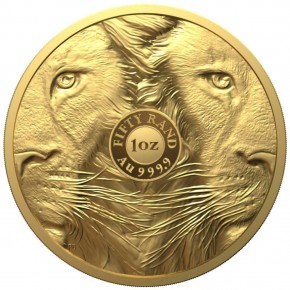 1 oz Gold Löwe / Lion 2022 Proof in Box / MIT COA " Big Five " South African Mint - max 500