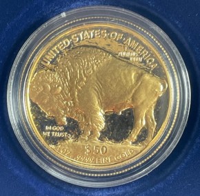 1 oz Proof Gold Buffalo in Original-Kapsel USA ( 2006 ) - erster Jahrgang